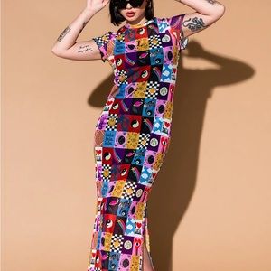 LALA ORIGINAL: Mad About You Mesh Dress + Slip
